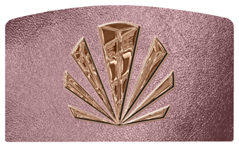 DACRO-602-BZ-SH-OR Bronze Sunburst Shimmer Orchid